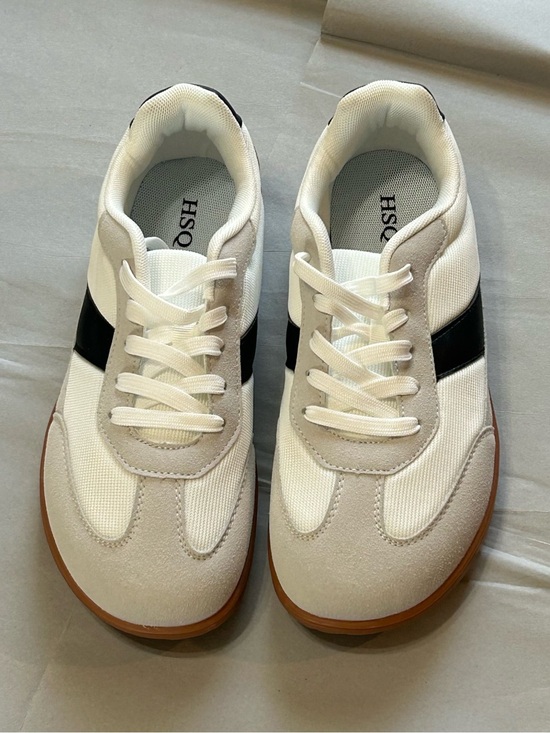 HSQ Shoes - NWT HSQ Minimalist Barefoot Shoes Gray White Retro Sneakers Size 9.5
